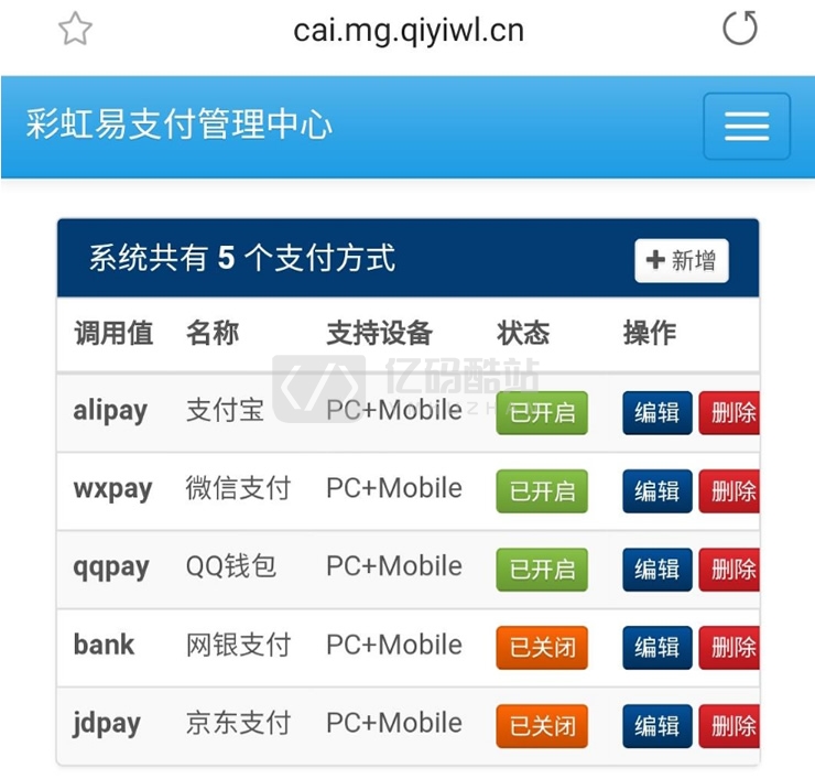 【亲测开源】易支付最新价值888元新鲜全新二开版+新版彩虹易支付源码+全开源10套模板带风控实名系统+轮询支付+API退款插图1 uINZVr