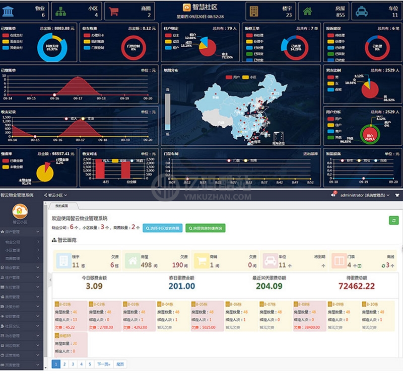 智云物业合集智云物业4.20带支付宝+微信小程序/合集版2.14+2.3.9+3.1.9+3.1.5+3.2.0+4.2.0版本下载插图1 ABBBBb