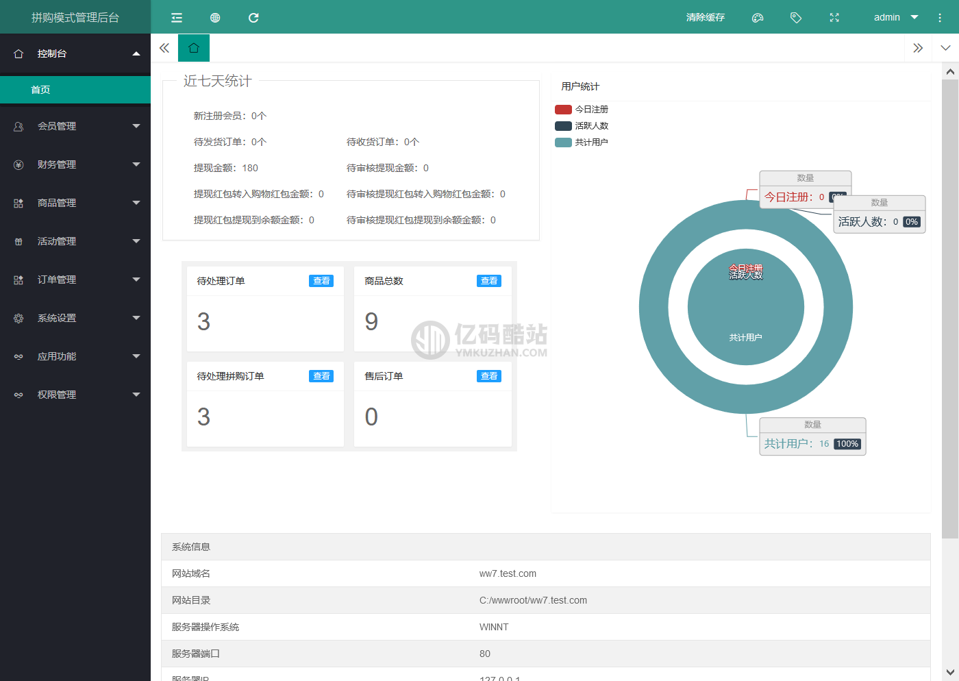 【商城源码】新版ThinkPHP拼团拼购零售h5单商户商城源码下载可对接公众号插图2 fUZz22