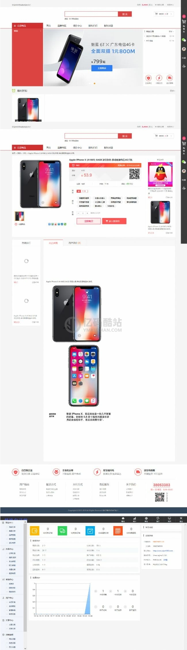 拼团商城源码下载-带优惠券功能+自适应移动端+对接免签约支付插图 ammE3q