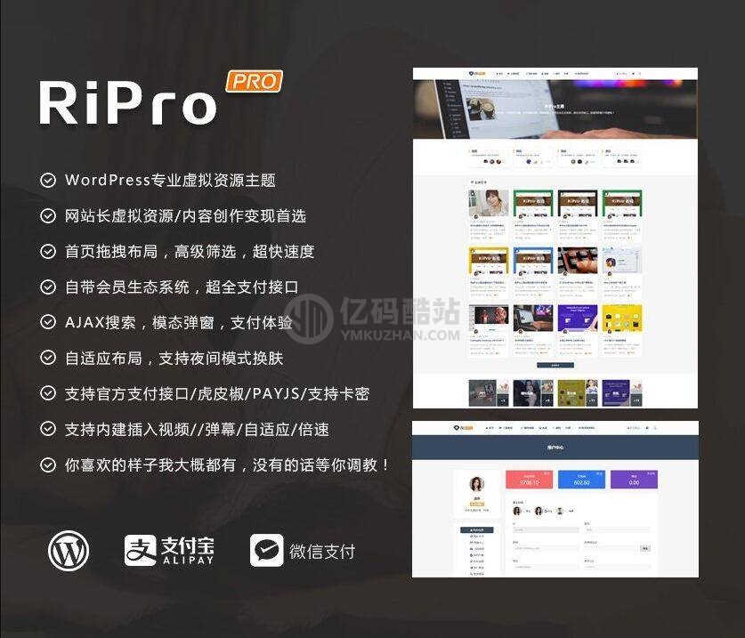 ripro8.7日主题破解版 WordPress主题插图 2M7Rfe