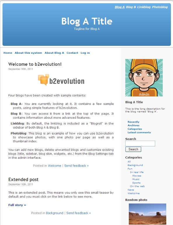 v6.10.1b2evolution博客系统_亿码酷站插图