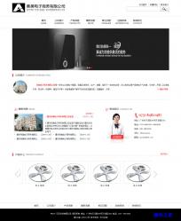 黑色电子商务公司官网HTML模板_html网站模板插图