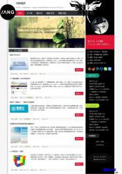如影随形黑色个人博客HTML5模板_php网站模板插图