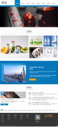 蓝色印刷设计公司HTML5模板_wordpress主题插图