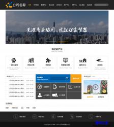 黑色通用服务公司响应式网站模板_wordpress主题插图