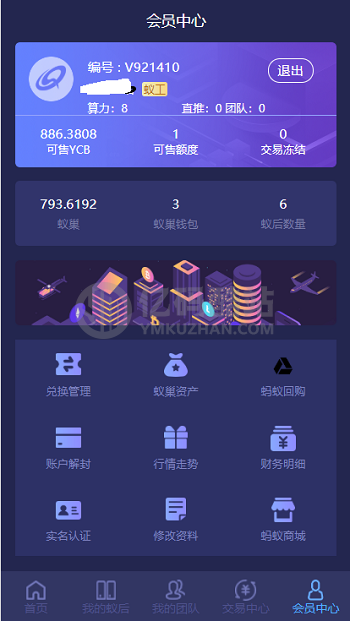 疯狂蚁后区块链源码下载 挖矿源码全开源可二开可封装APP插图1 1619879351862617