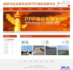 HTML-红色地方政府响应式模板_亿码酷站插图