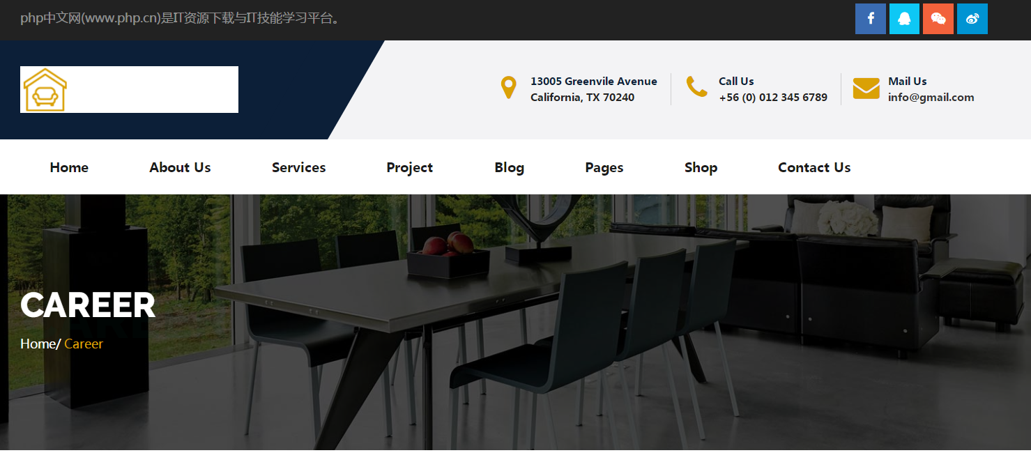 高端大气响应式家居商务办公装饰装修设计公司HTML5网站模板_html网站模板插图