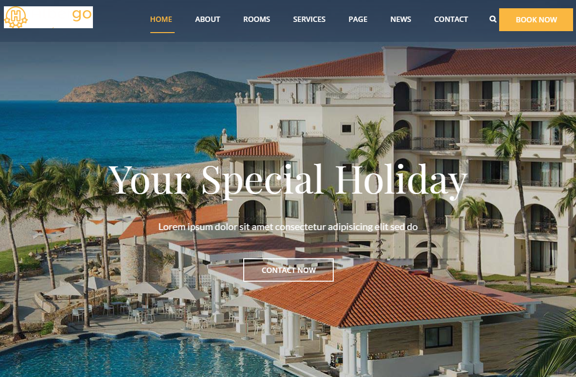 2019宽屏大气响应式高端休闲旅游度假酒店HTML5网站模板_亿码酷站网站源码下载插图