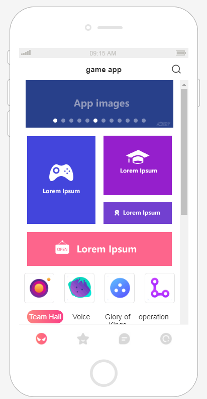 前端手游类APP模板页面_亿码酷站插图