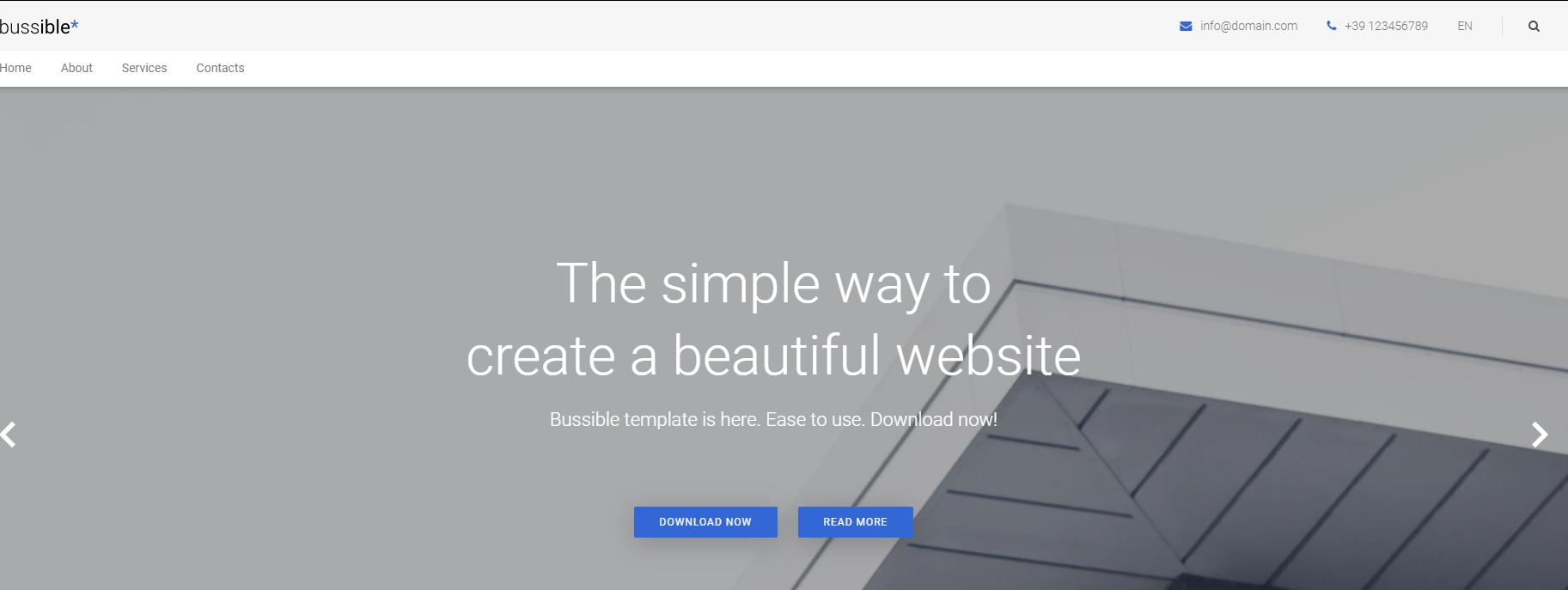 白色html5响应式模板_亿码酷站网站源码下载插图