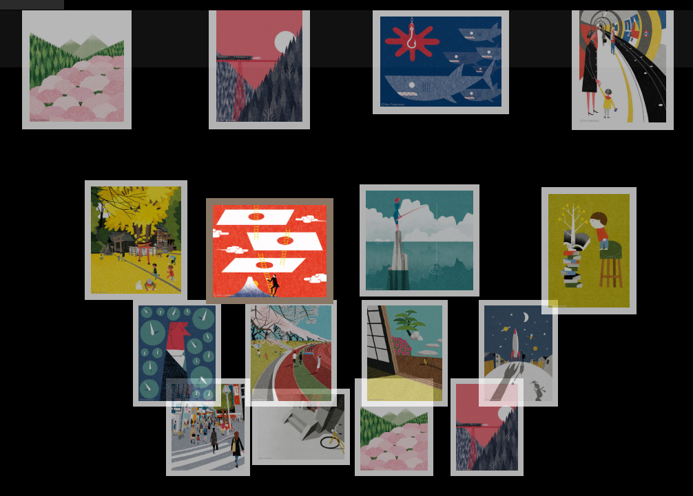 JS实现的一款震撼的图片展示效果_html网站模板插图