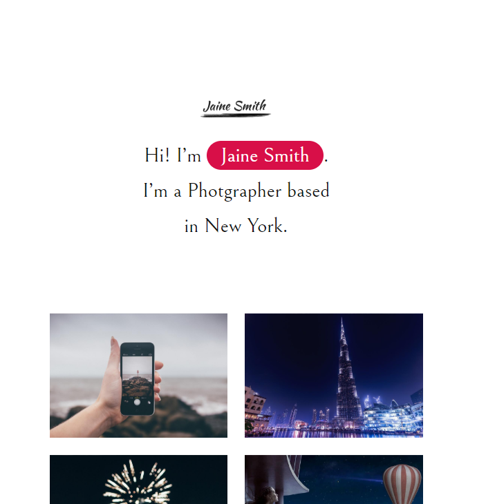 图片照片展示html5模板_wordpress主题插图