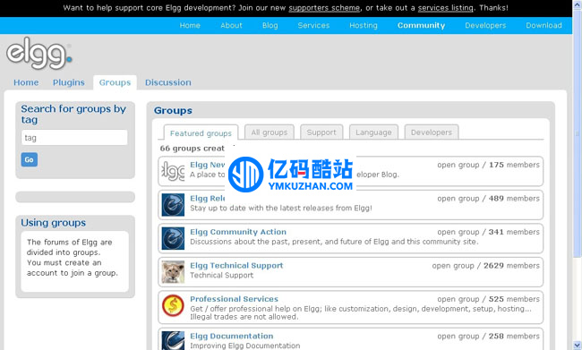 Elgg(开源SNS) v3.3.10插图 naeyuy