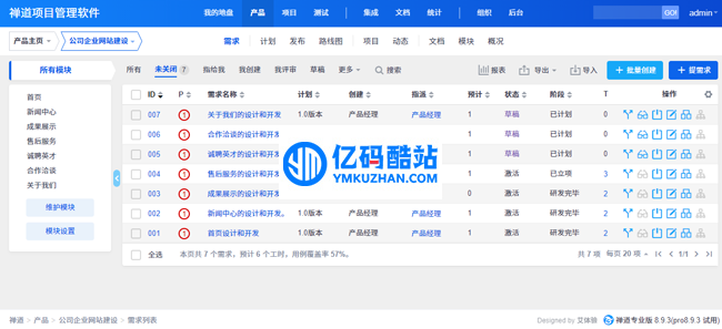 禅道项目管理软件 v8.9.3 专业版插图 uyiaM3