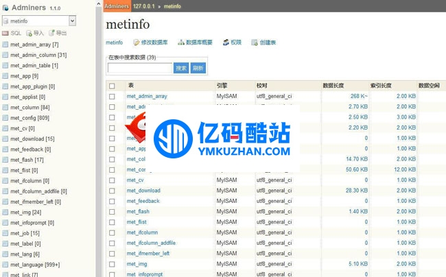 数据库管理工具 Qadmin v1.2.9插图 ryMjyy
