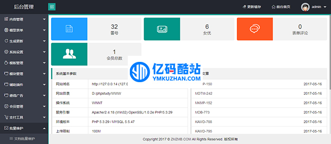 响应式layui框架织梦后台美化模板 v7.5插图 7NjAJn