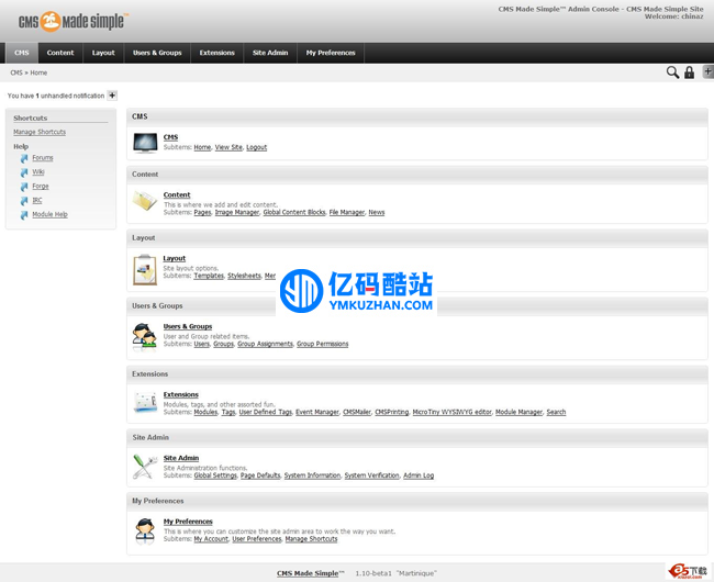 CMS Made Simple v2.2.15插图 eE7naa