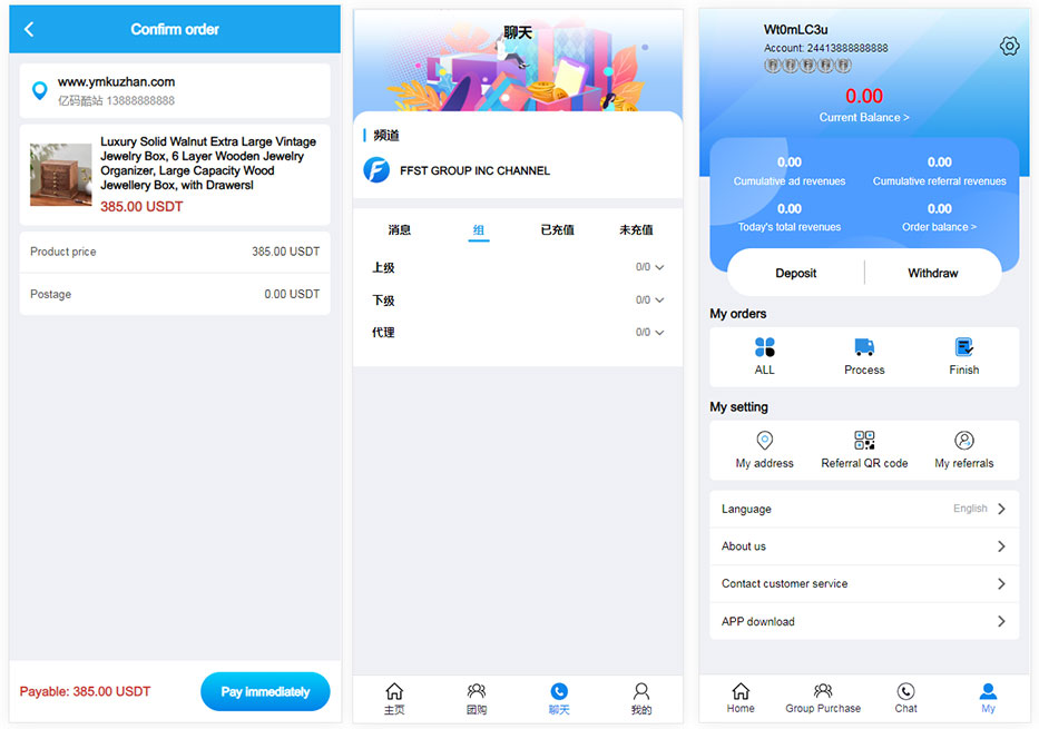 FFST GROUP INC海外拼团源码下载/中英文双语言团购拼团商城源码插图2 FFST GROUP INC海外拼团源码下载/中英文双语言团购拼团商城源码插图2