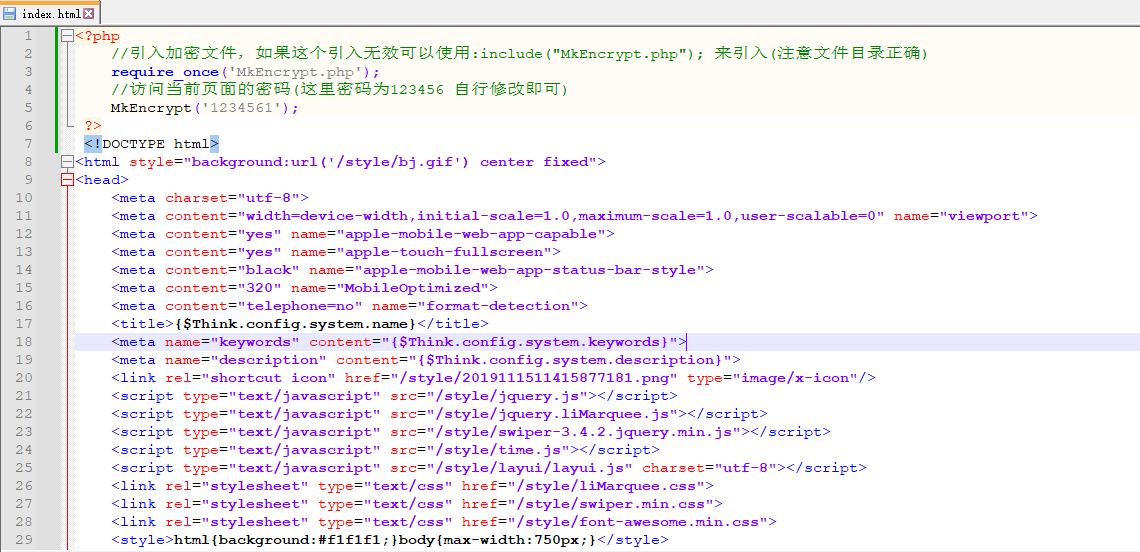 网页加密访问插件/给PHP页面添加密码访问/指定网页加密访问解决方案插图1