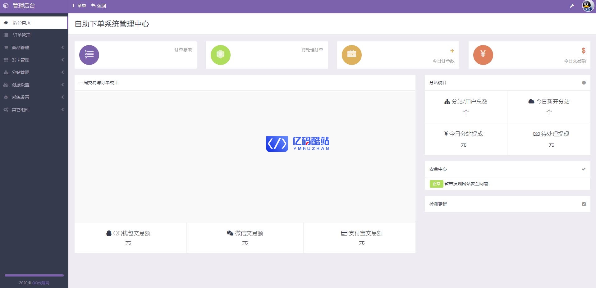 彩虹代刷网QQ代刷网自助下单系统源码,带多套前端模板,免签接口,无限分站插图1 彩虹代刷网QQ代刷网自助下单系统源码,带多套前端模板,免签接口,无限分站插图1