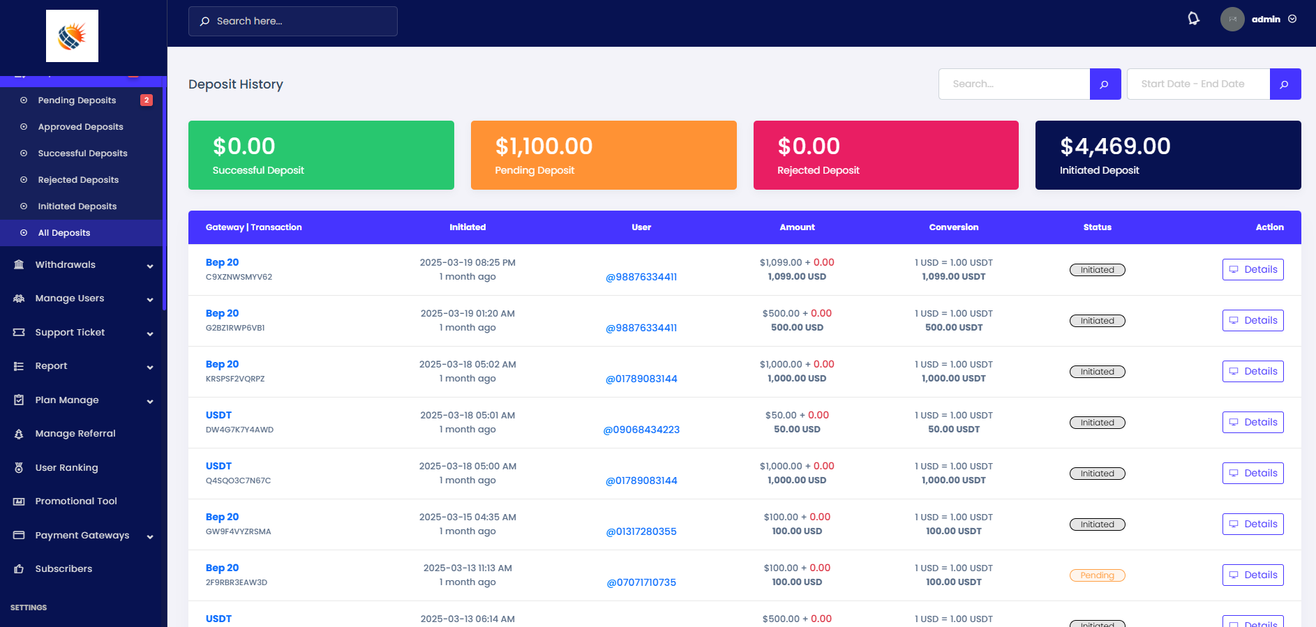 Laravel 海外版英文 AI 量化区块链系统源码下载｜区块链管理系统架构设计，UI 精美插图3
