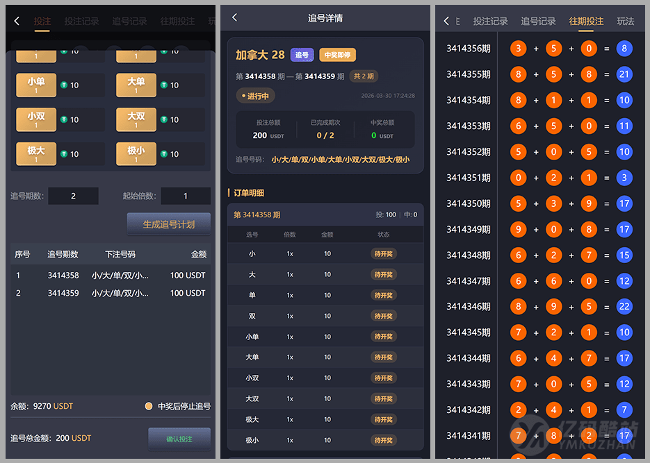 多语言加拿大PC28源码下载｜Java+Vue全开源彩票系统 追号/中奖即停/高并发投注平台插图2